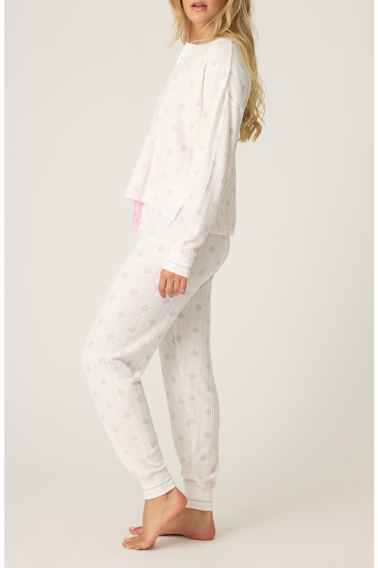 Brushed Thermal Knit Pajamas, Alternate, color, IVORY