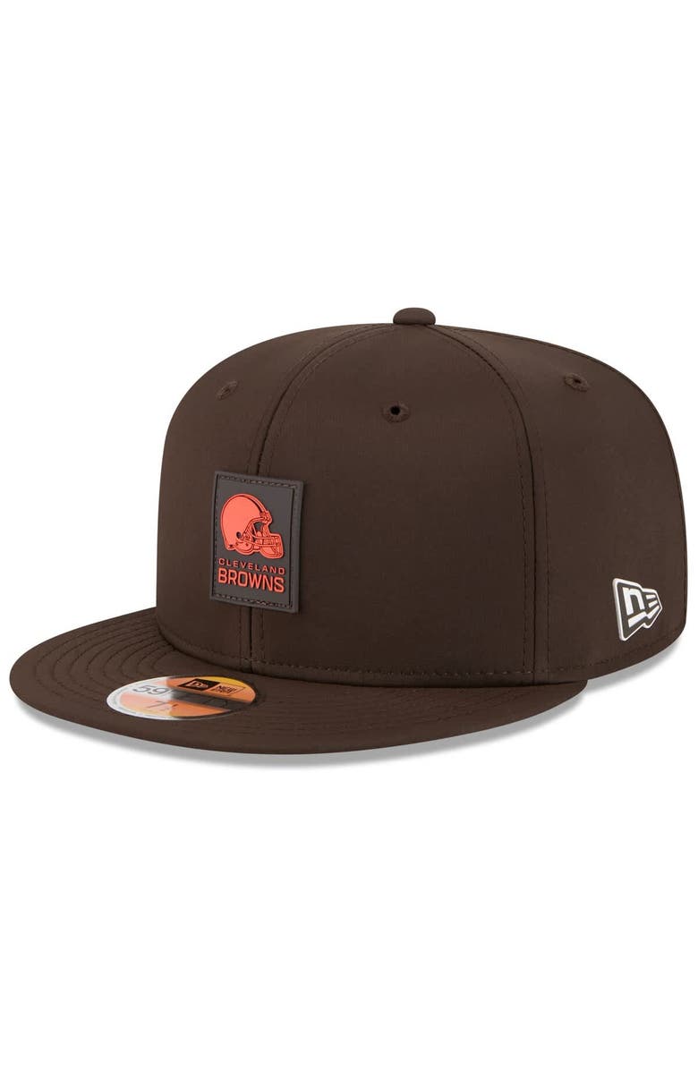 New Era Men's New Era Brown Cleveland Browns 2025 Sideline  59FIFTY Fitted Hat, Main, color, Brown