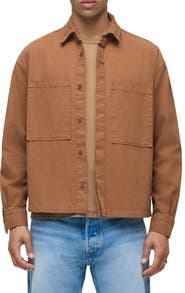 Hudson Jeans Relaxed Long Sleeve Button-Up Shirt