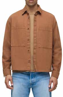 Hudson Jeans Relaxed Long Sleeve Button-Up Shirt