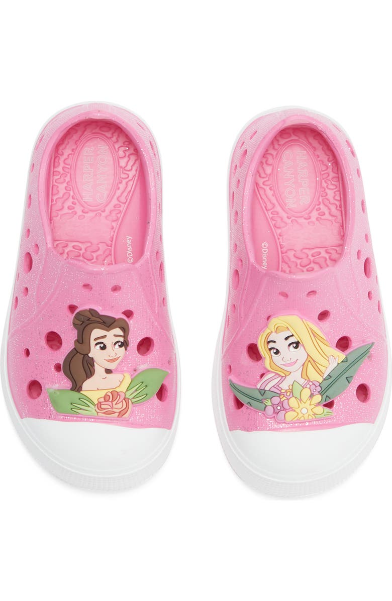 Harper Canyon x Disney<sup>®</sup> Kids' Princess Mismatched Water Shoe, Alternate, color, Pink Glitter