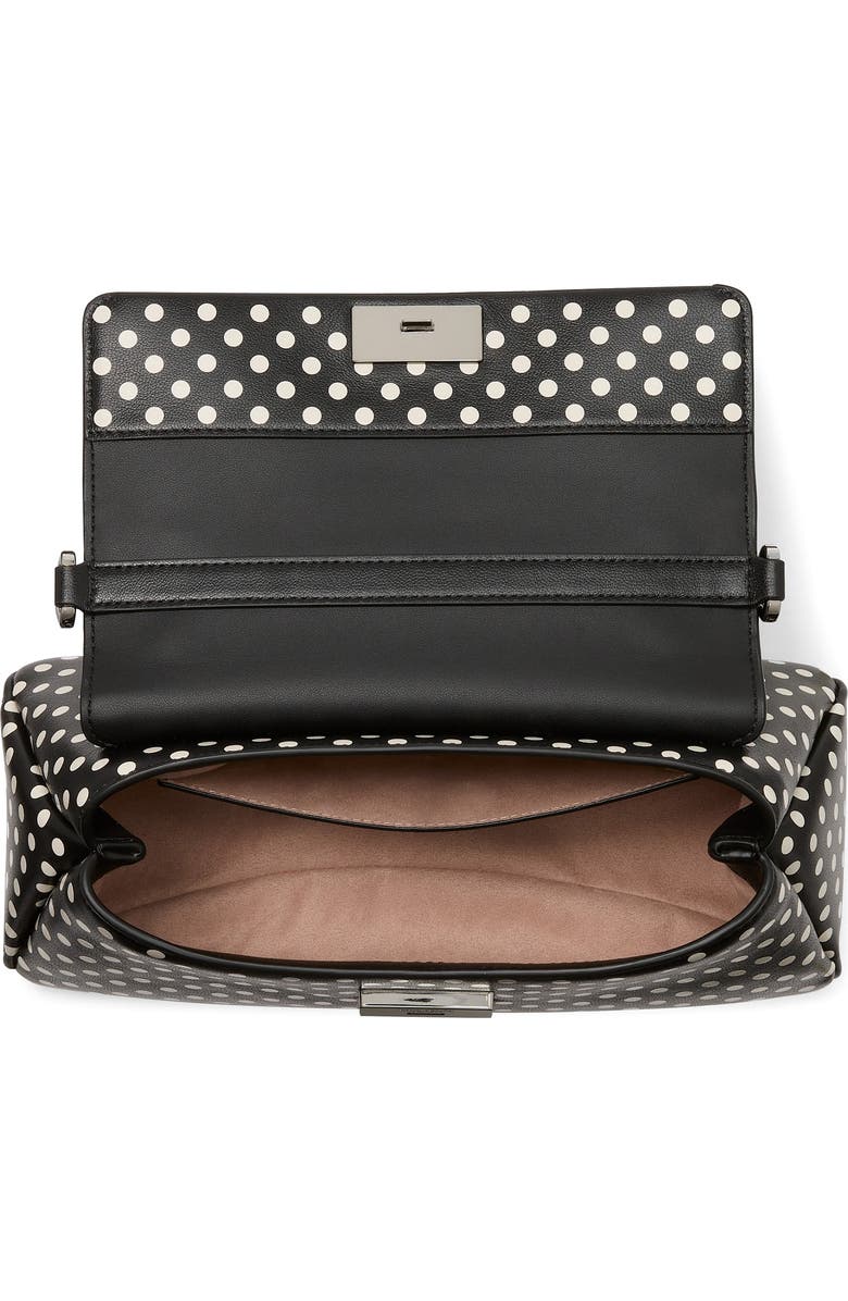 Kate Spade New York grace dot fine leather top handle bag, Alternate, color,