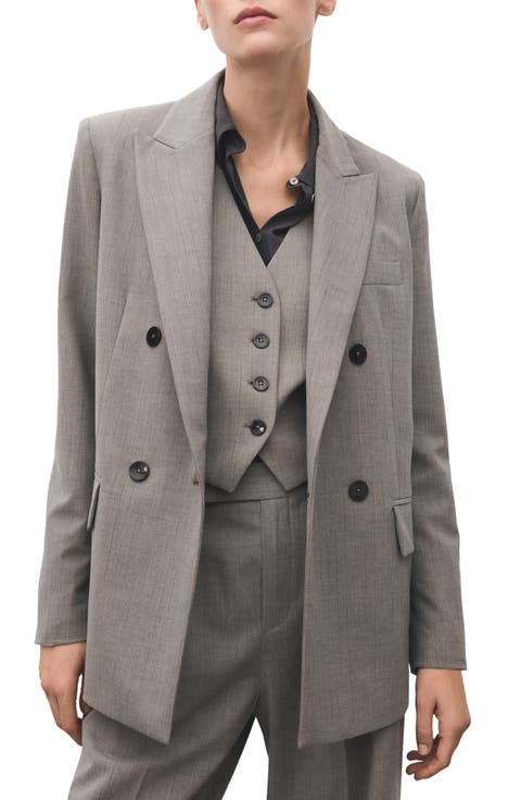 Double Breasted Blazer (Regular & Plus)