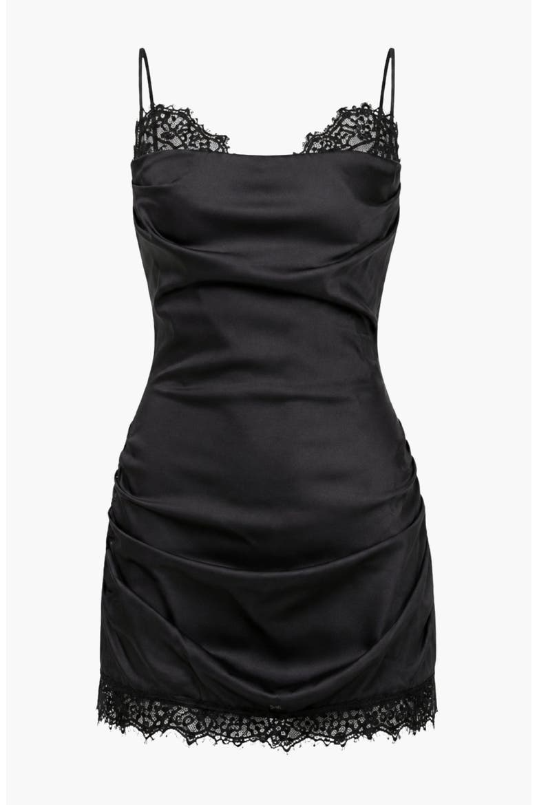 Rudy Mini Dress, Alternate, color, Black