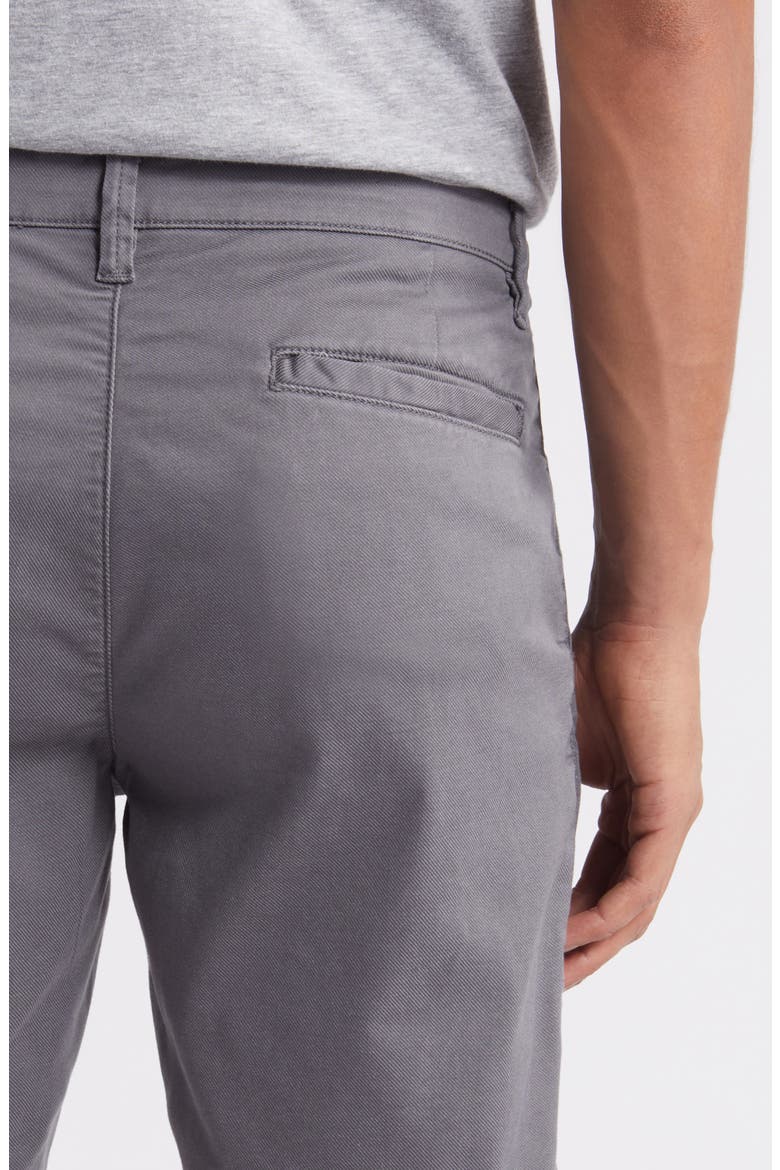 Arizona Flat Front Stretch Cotton Blend Shorts, Alternate, color, STORMY COOLMAX