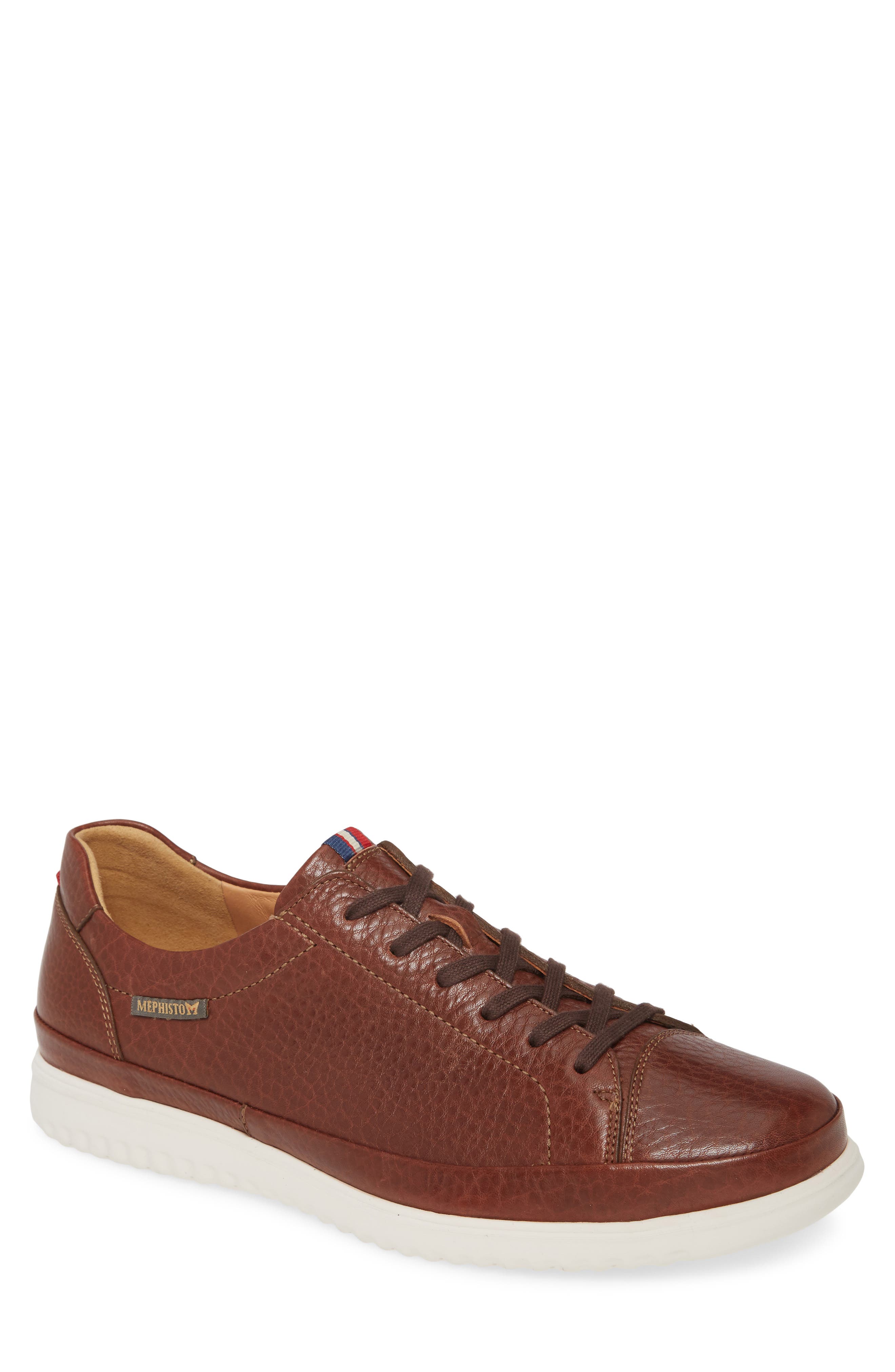 Mephisto Thomas Sneaker, Main, color, Hazelnut