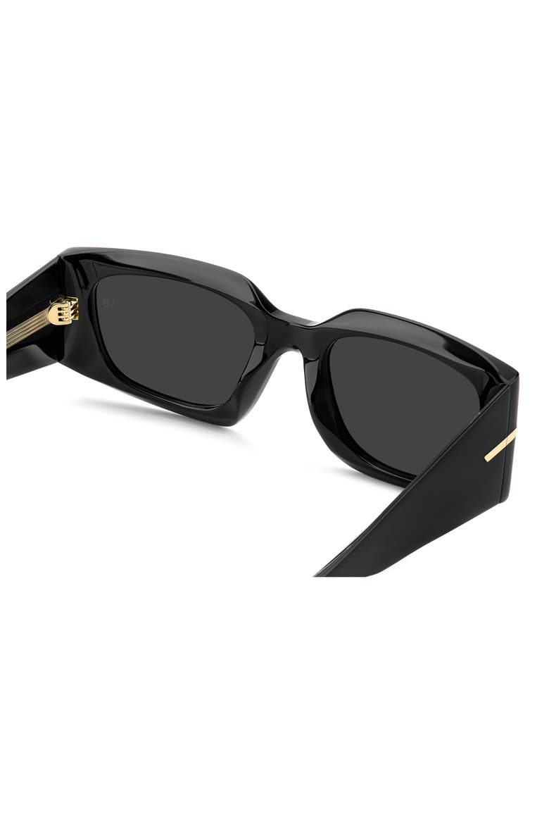 VB 7018/S 53mm Rectangular Sunglasses, Alternate, color, BLACK/ GREY