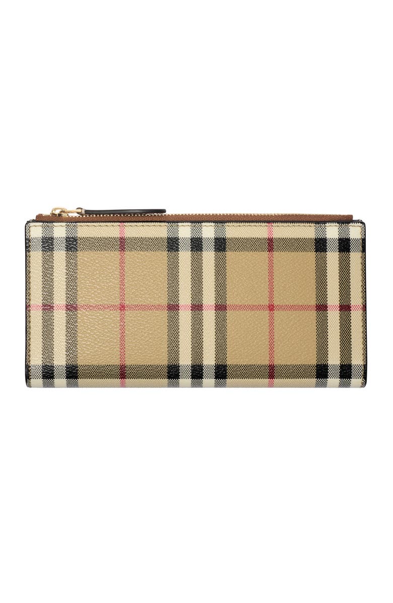 Burberry Large Check Bifold Wallet, Main, color, 