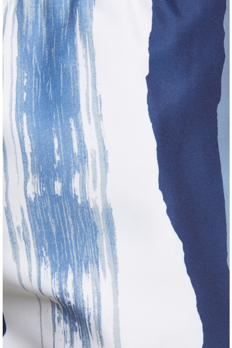 Stripe Swim Trunks, Alternate, color, BLUE