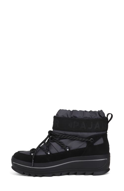 Pajar Galaxy Mini Waterproof Platform Ankle Bootie In Black