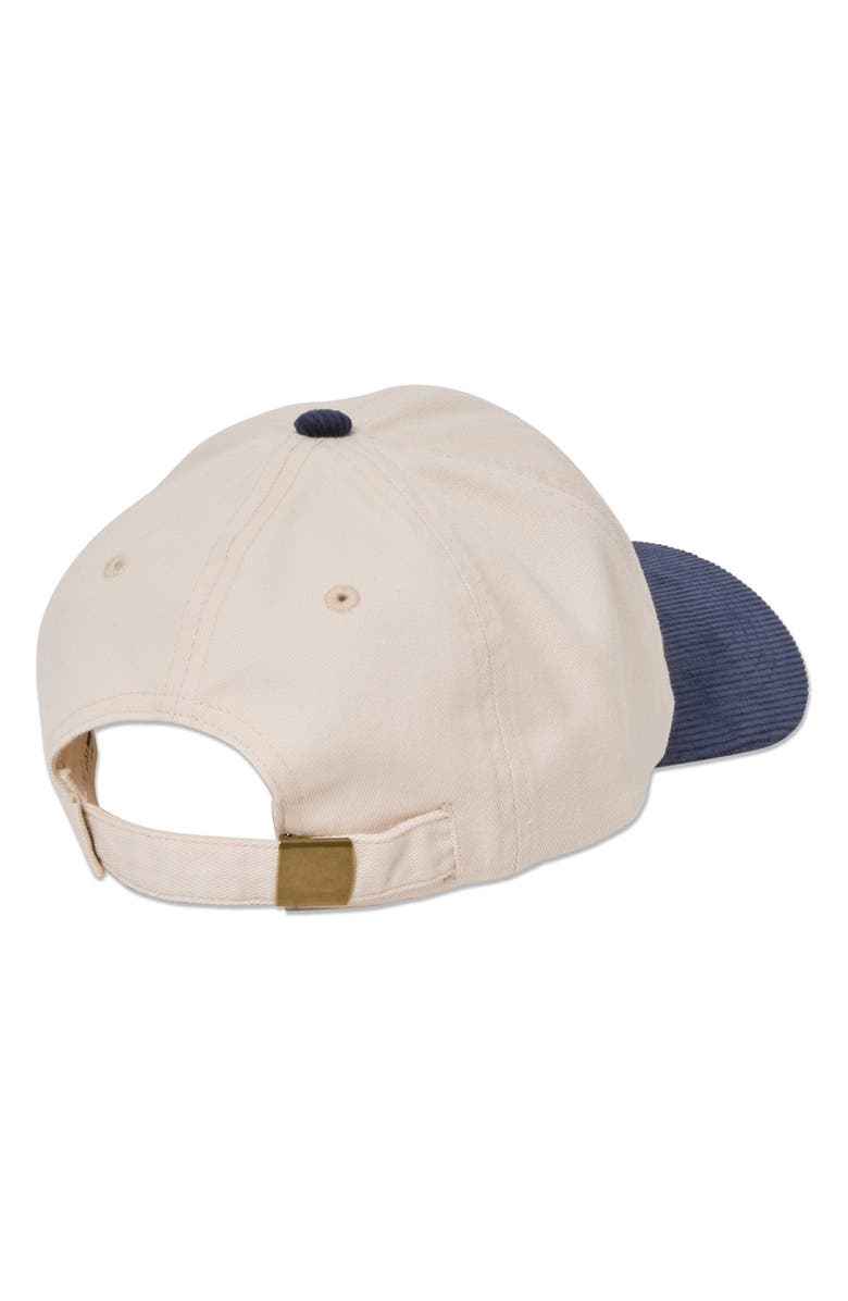 Billabong Embroidered Cotton Twill Baseball Cap, Alternate, color, Ink