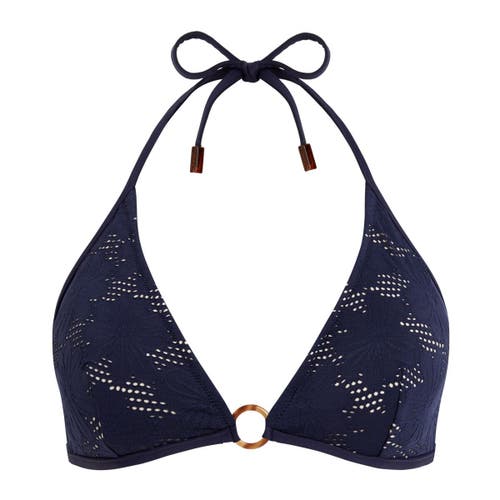 Vilebrequin Triangle Bikini Top in Navy at Nordstrom, Size X-Small