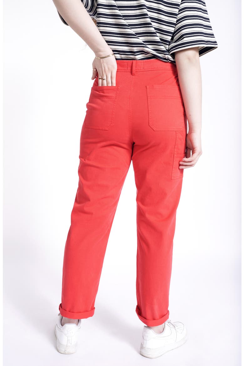Utility Pants (Nordstrom Exclusive), Alternate, color, RED BLOOM