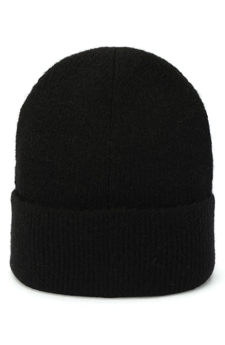 AllSaints Underground Rib Beanie, Alternate, color, Black