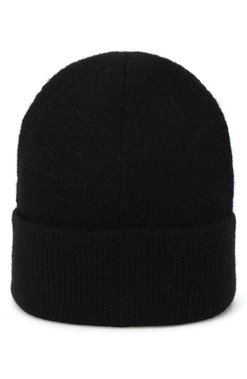 Allsaints Underground Rib Beanie In Black