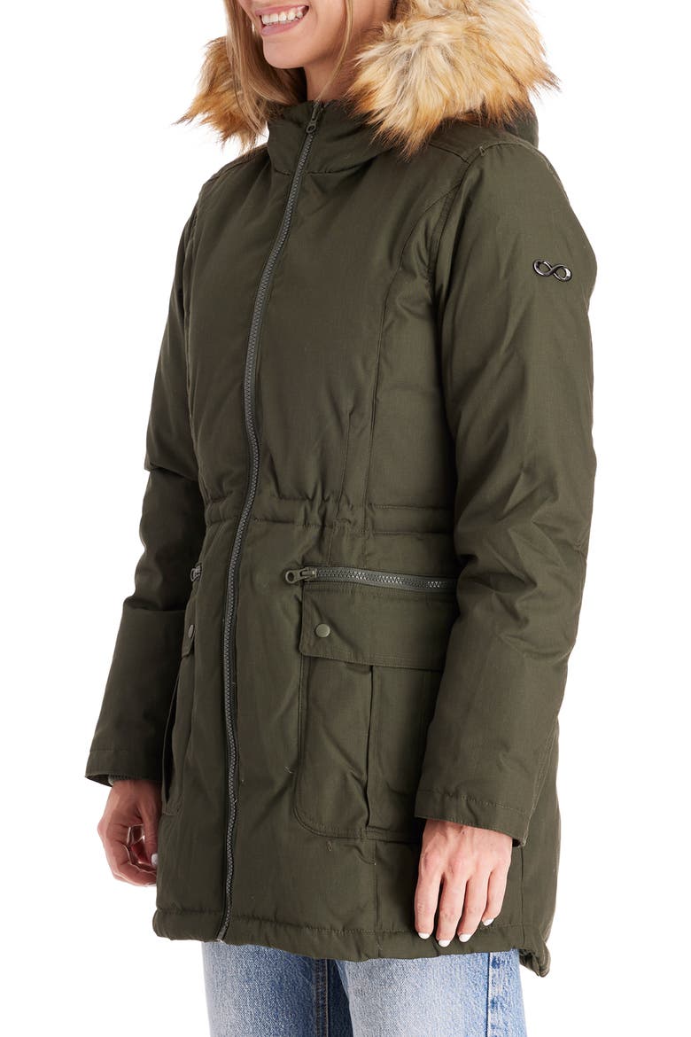 Convertible Down 3-in-1 Maternity Jacket, Alternate, color, KHAKI GREEN