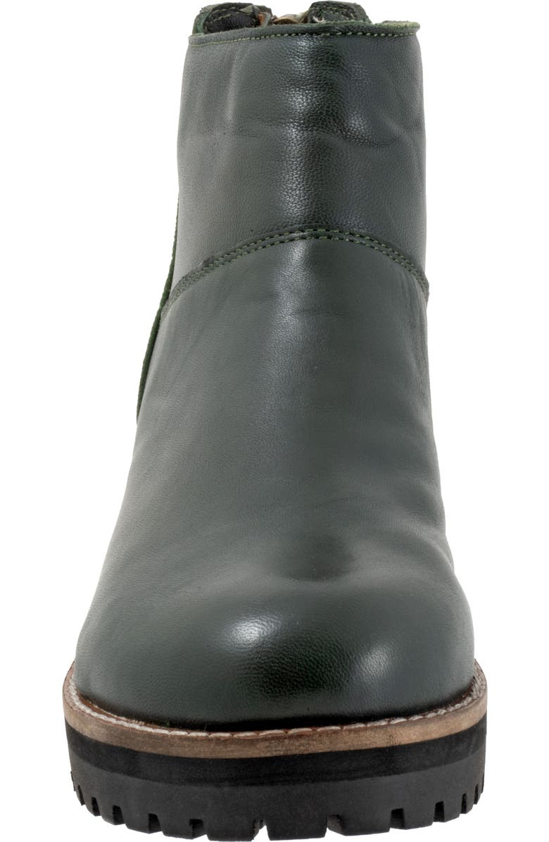 SoftWalk<sup>®</sup> Elmhurst Bootie, Alternate, color, Dark Green