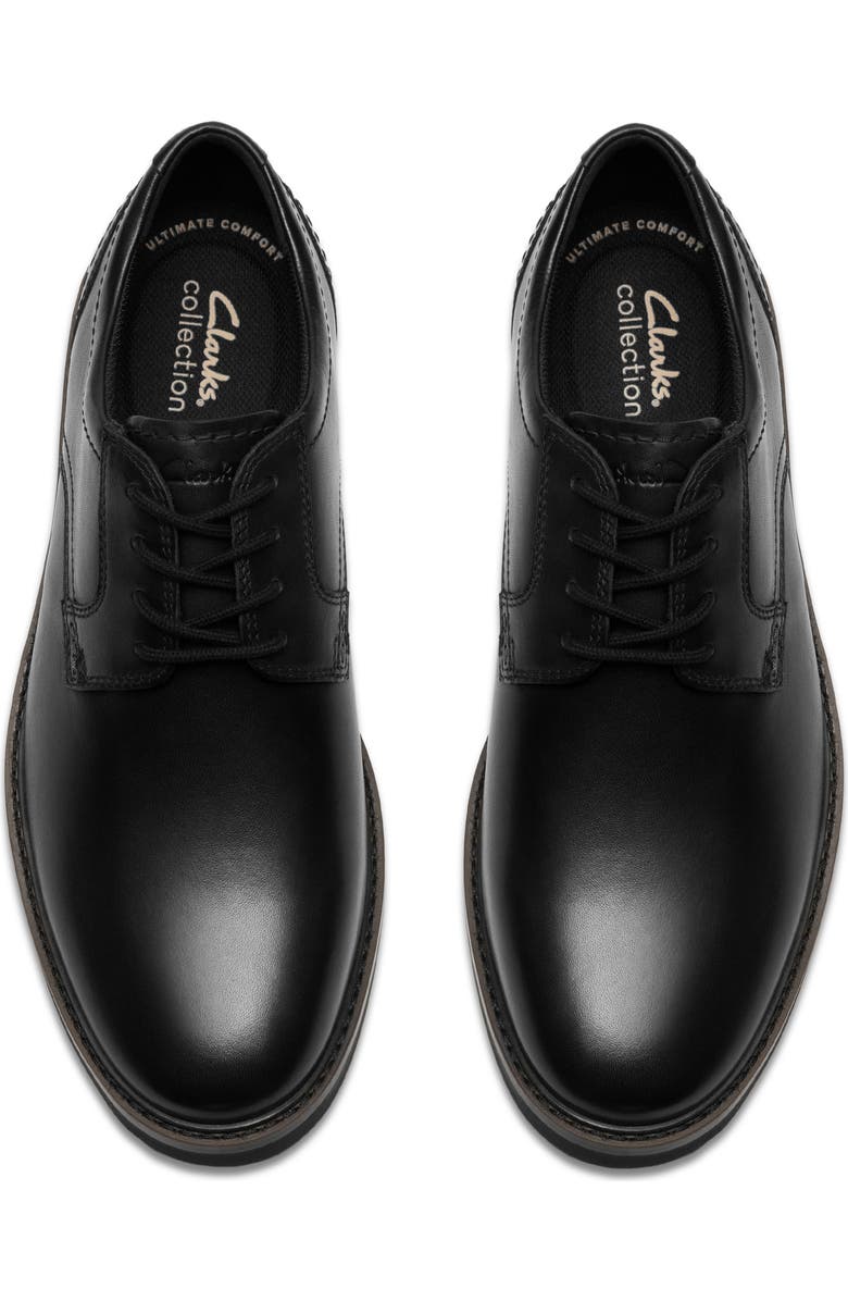 Clarks<sup>®</sup> Radcliff Low Derby, Alternate, color, Black Smooth