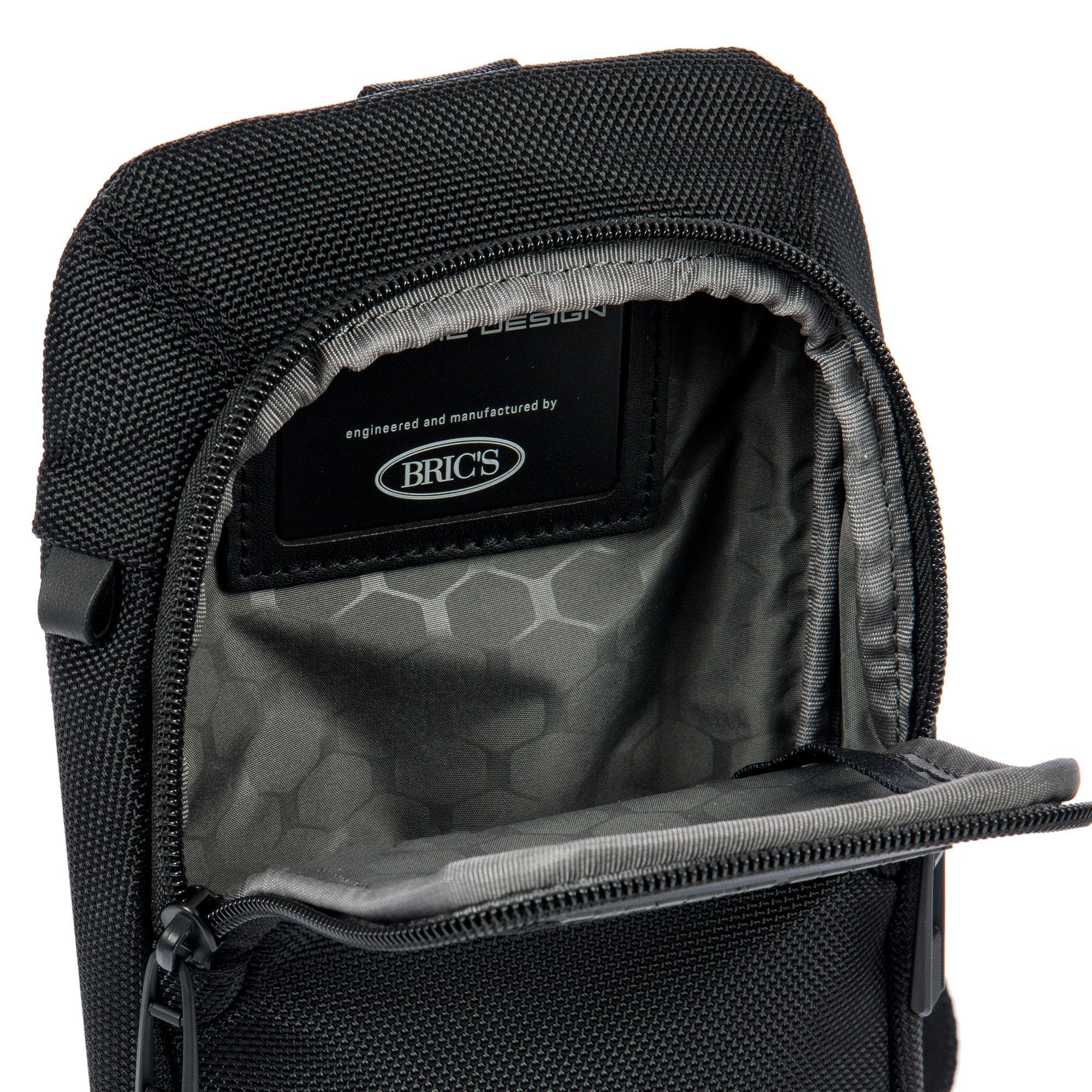 Porsche Design Roadster EVO Nylon Crossbody Bag, Alternate, color, Black