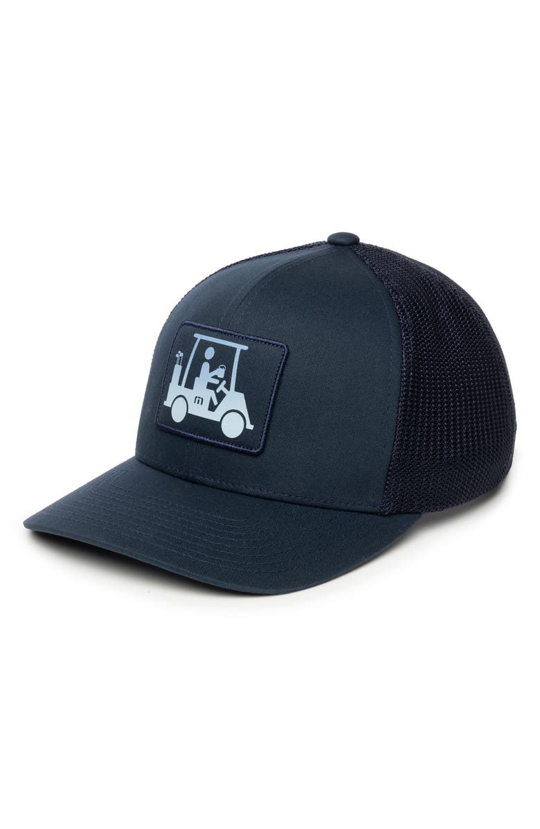 TravisMathew El Capitan 2.0 Golf Hat, Main, color, Blue Nights