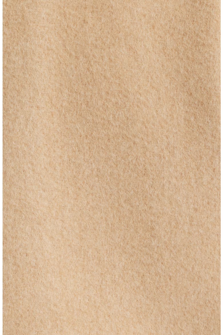 Double Breasted Wool Trench Coat, Alternate, color, BISCUIT