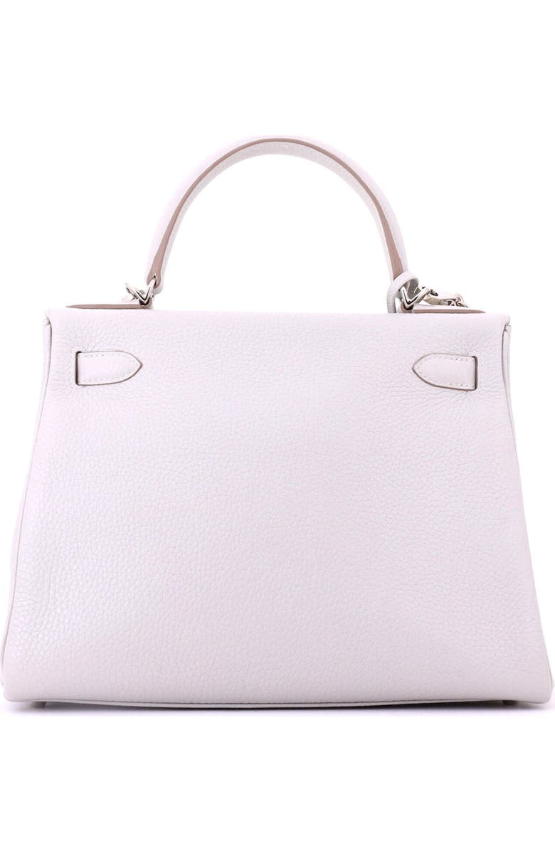 Pre-Owned Hermes Kelly Handbag Grey Clemence with Palladium Hardware 28, Alternate, color, Gris Perle