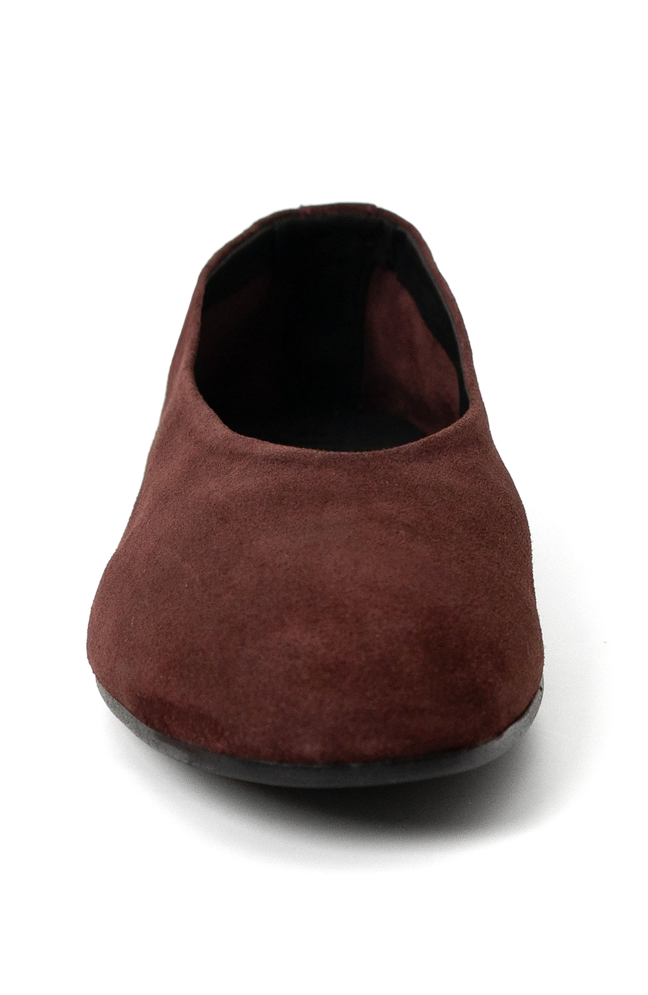 Menina Step Lucrecia Suede Ballet Flat, Alternate, color, Burgundy
