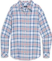 vineyard vines Birdie Relaxed Fit Cotton Blend Flannel Button-Up Shirt