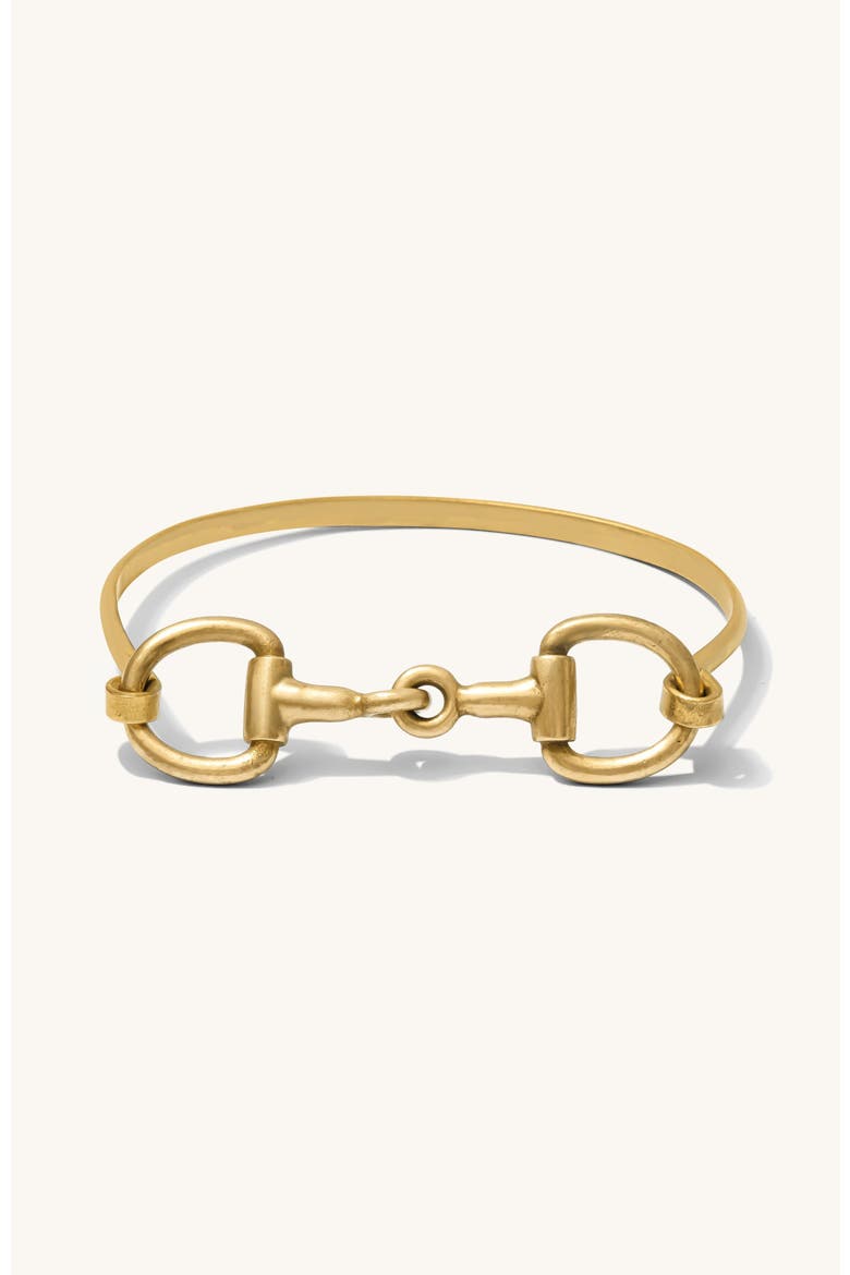 Brooks Horsebit Bracelet, Main, color, Gold