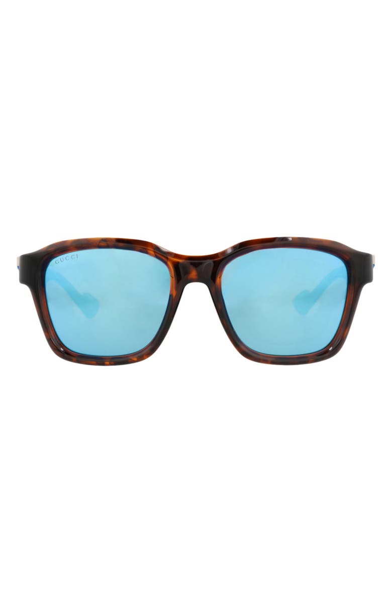 Gucci Novelty Sunglasses, Main, color, Havana Havana Blue
