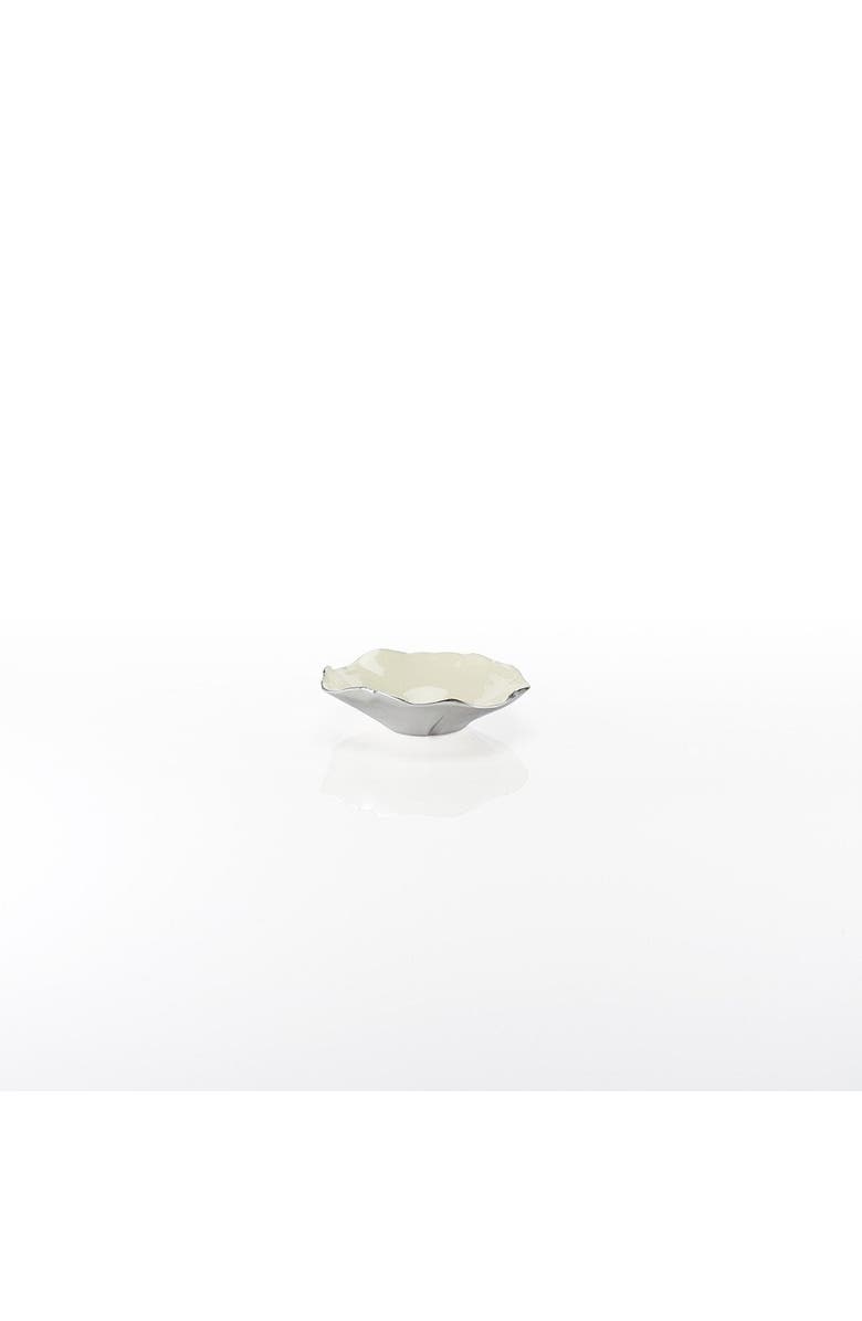 Lunares Ruffled Bowl Oyster, Alternate, color, Gold