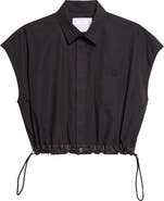 Sacai Crop Poplin Shirt