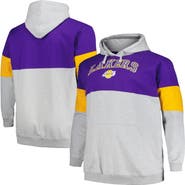 FANATICS Men's Fanatics Branded Purple/Gold Los Angeles Lakers Big & Tall Pullover Hoodie