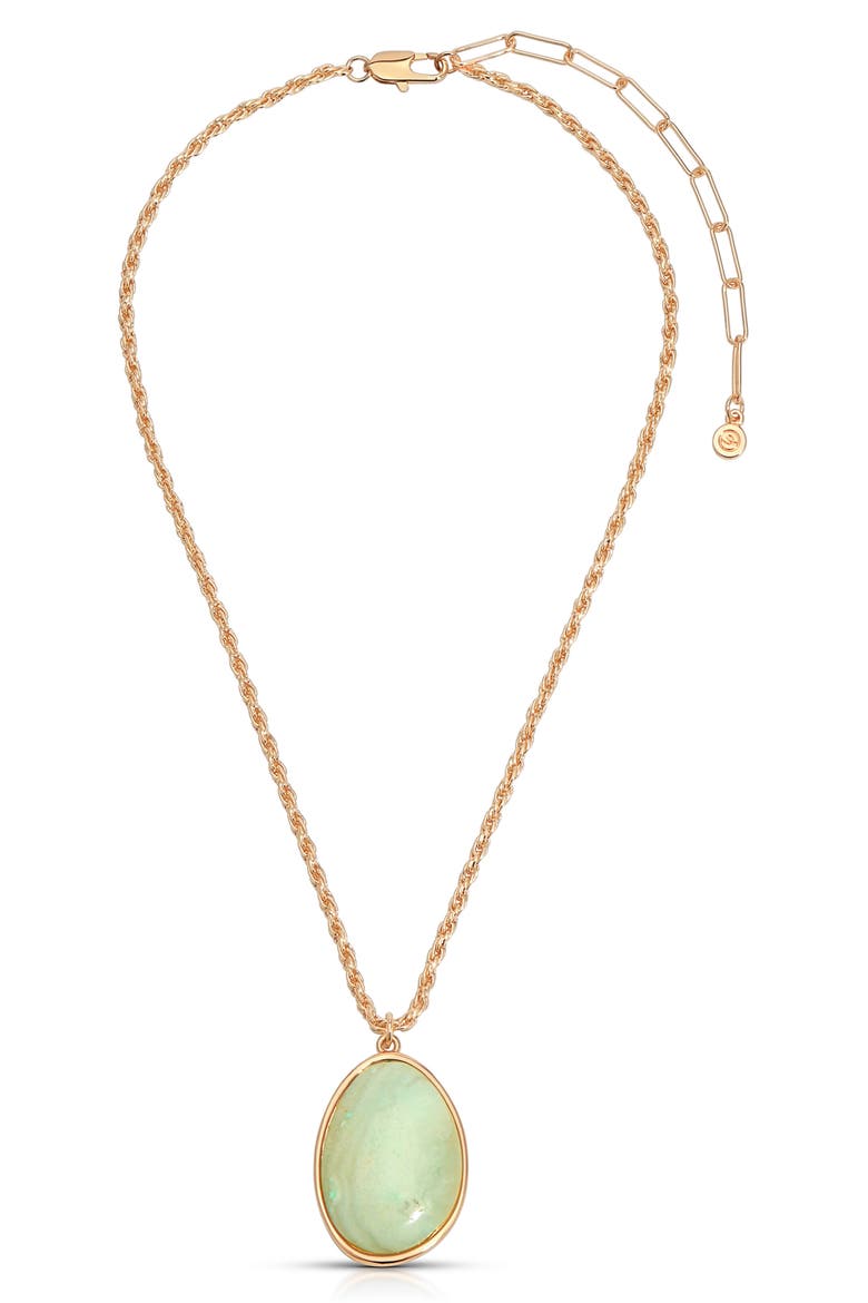 Twilight Nights Necklace, Alternate, color, AMAZONITE AND GOLD