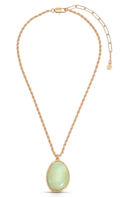 Ettika Twilight Nights Necklace In Amazonite And Gold