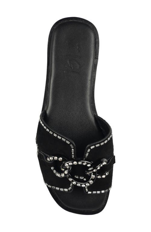 Zigi Nerano Slide Sandal In Black