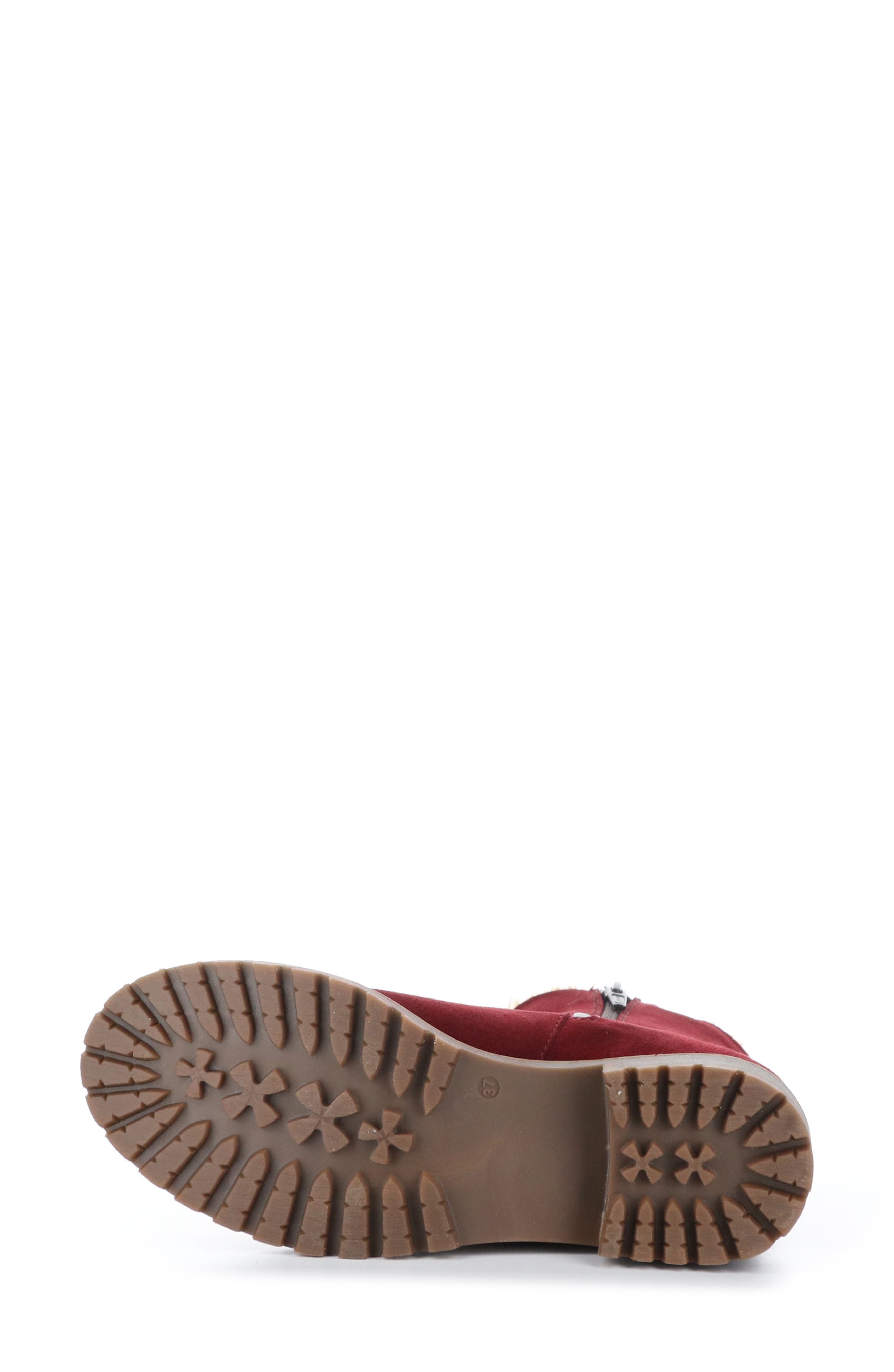 Bos. & Co. Calib Waterproof Bootie, Alternate, color, Sangria Suede/Fantar