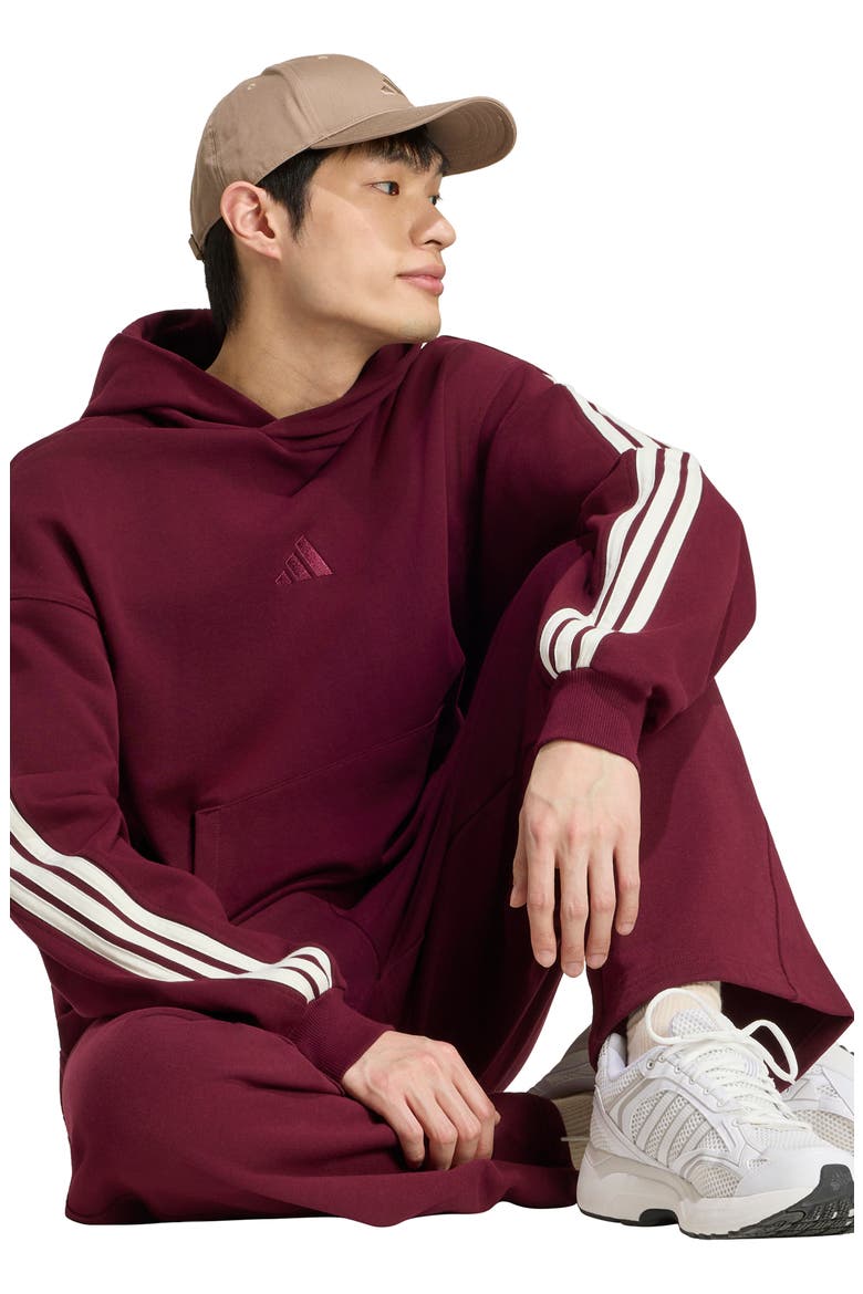 Wide Leg Sweatpants, Alternate, color, MAROON