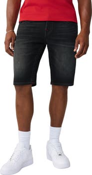 True Religion Ricky Straight Leg Denim Shorts