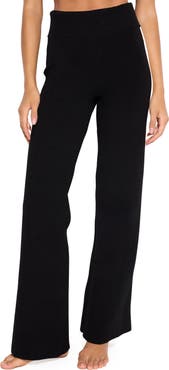 Spiritual Gangster Blake Jacquard Knit Wide Leg Pants