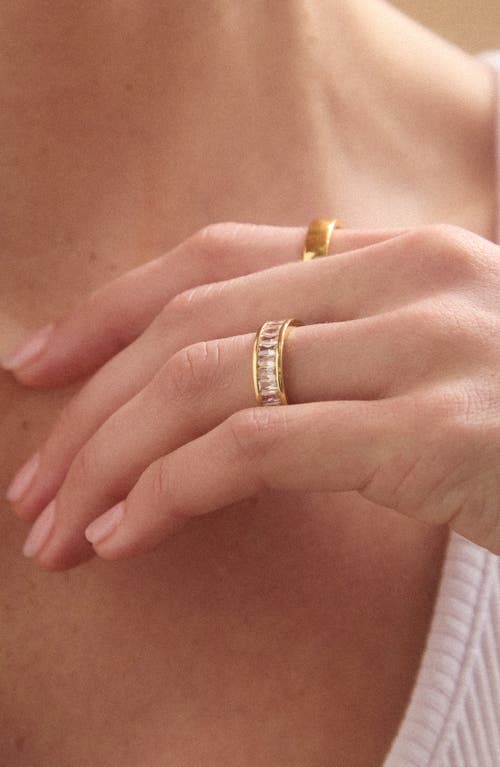 Baublebar Lilly Cubic Zirconia Ring In Clear