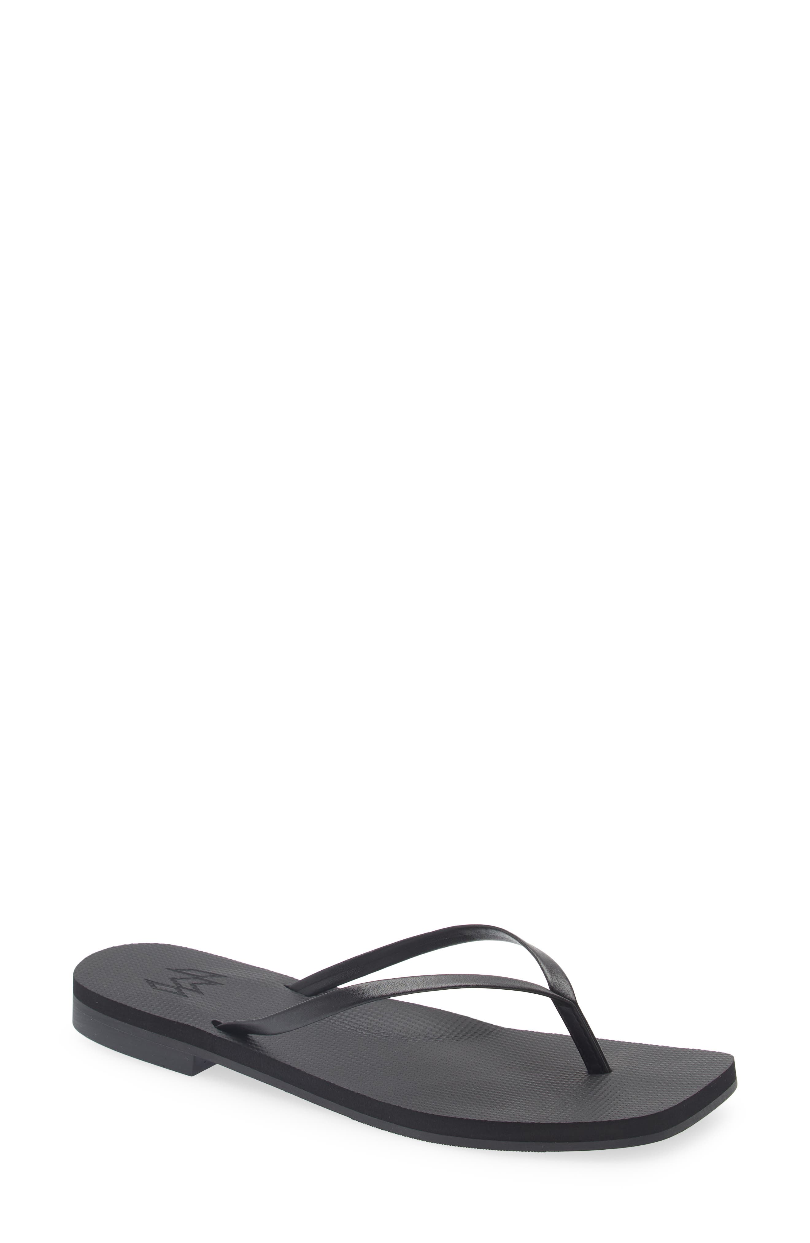 Malvados Lola Square Toe Flip-Flop, Main, color, 
