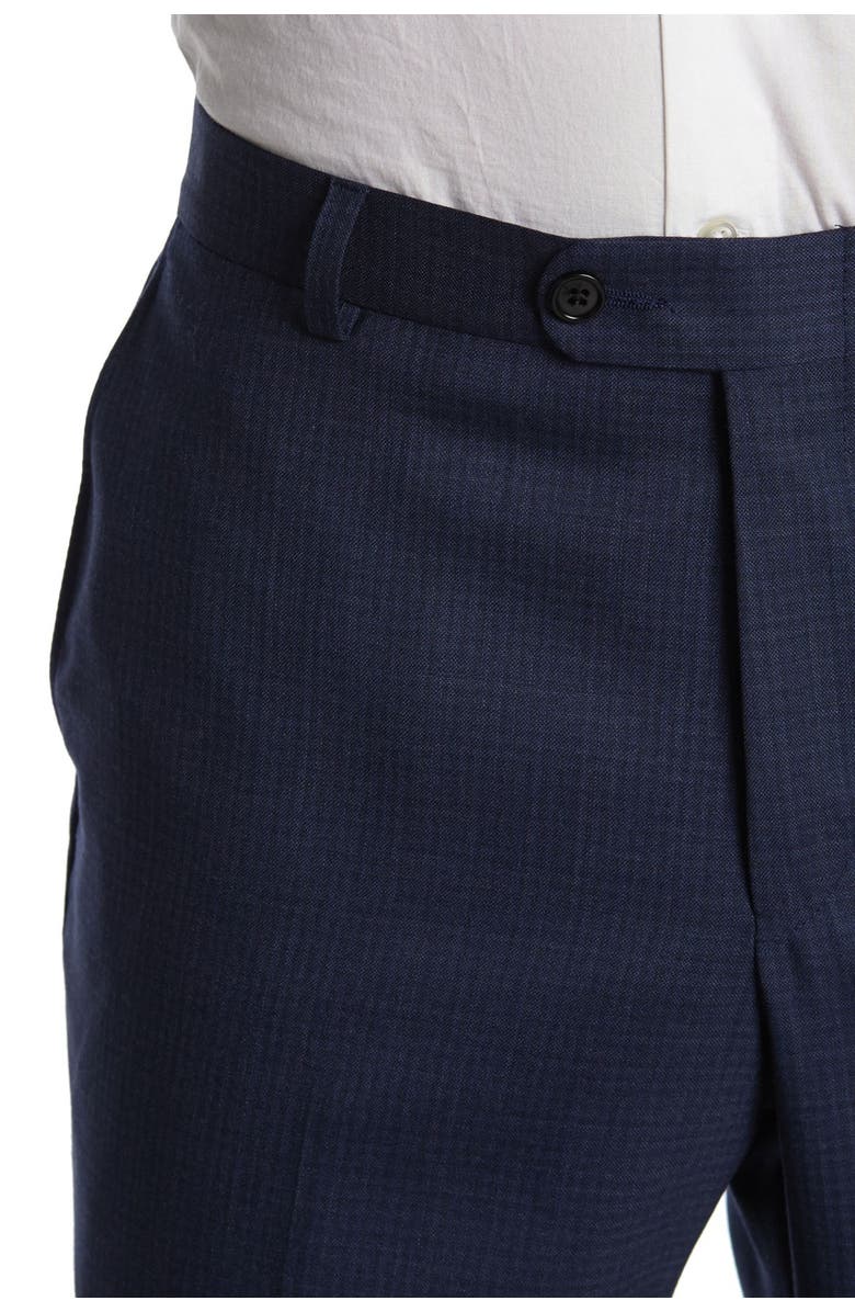 Hickey Freeman Blue Check Two Button Notch Lapel Regular Fit Suit, Alternate, color, 