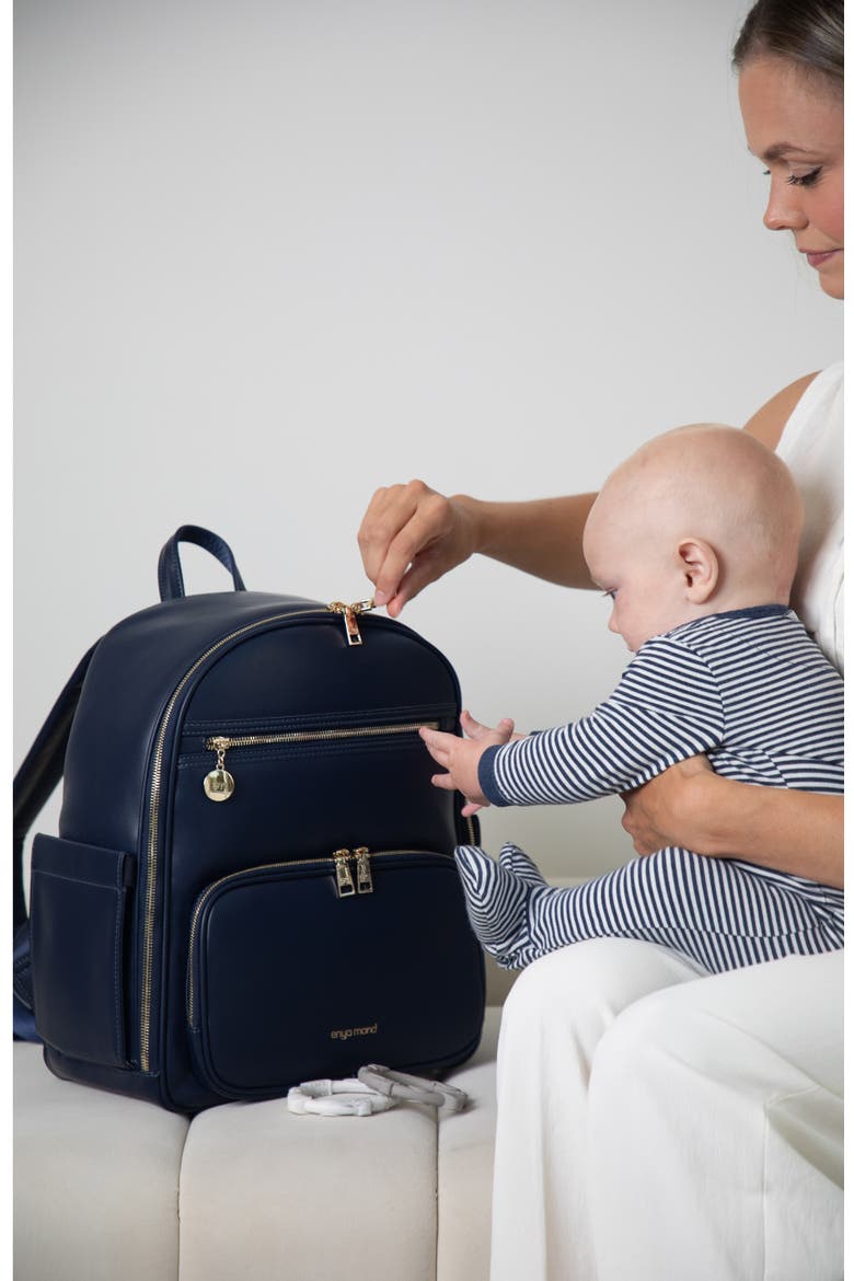 Elara Diaper Bag, Alternate, color, Eclipse