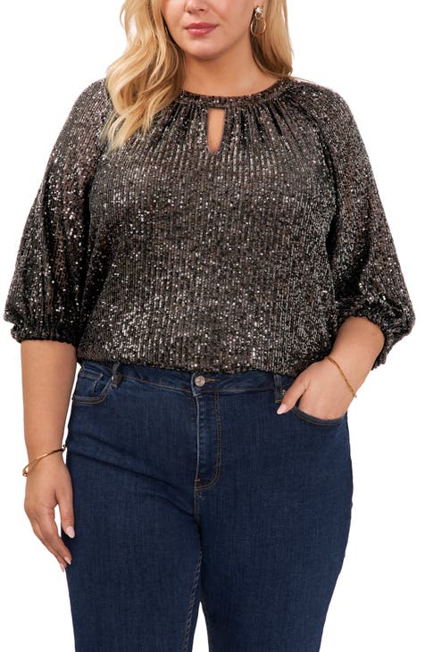 Sequin Plus Size Tops for Women Nordstrom