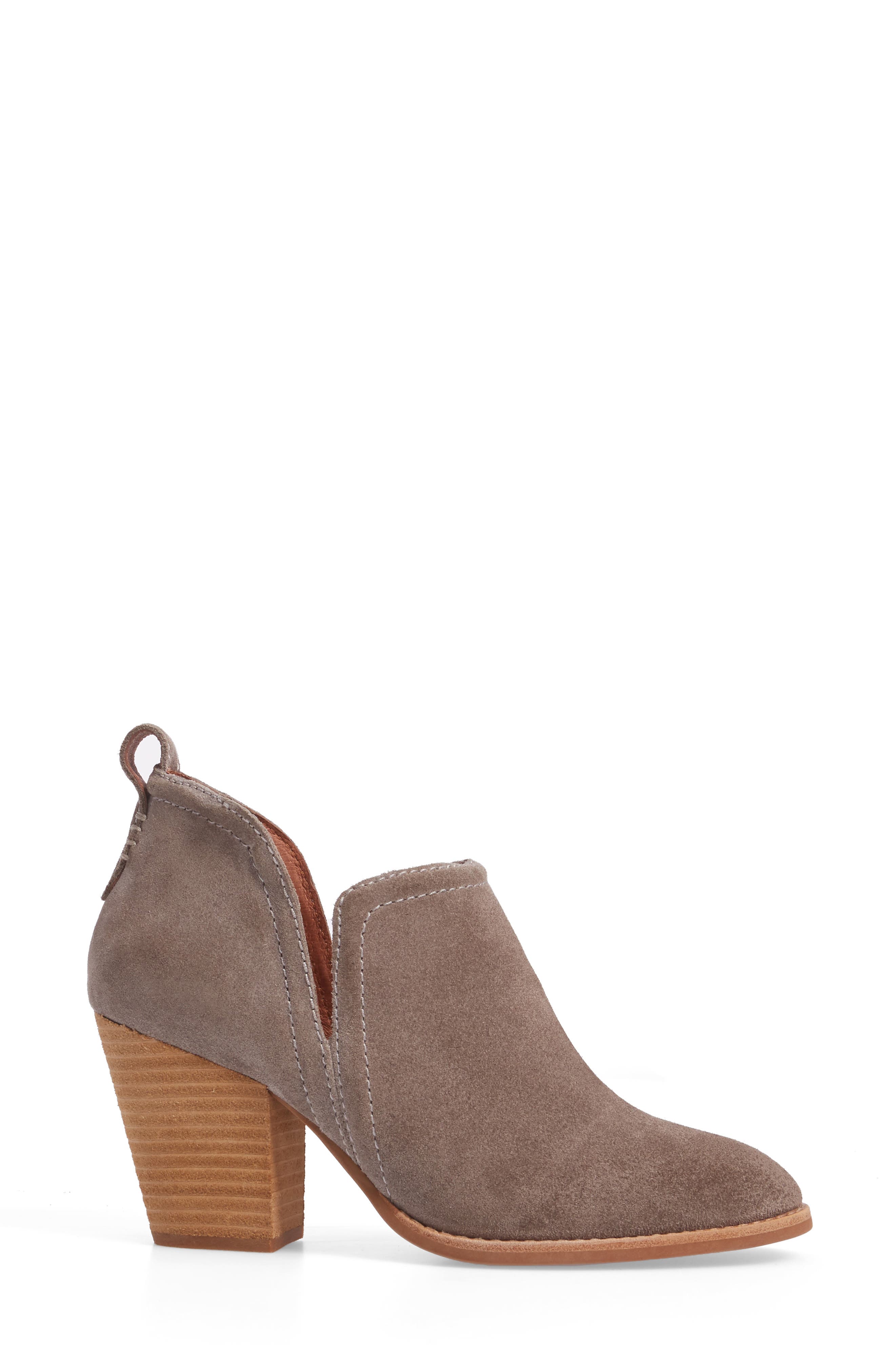 Rosalee Bootie, Alternate, color, BROWN LEATHER