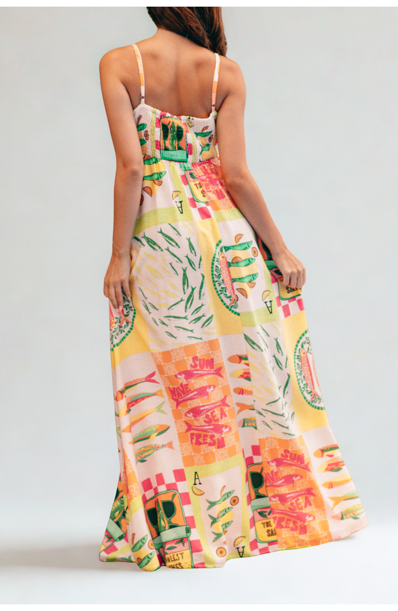 Label of Love Sardinia Maxi Dress, Alternate, color, Yellow