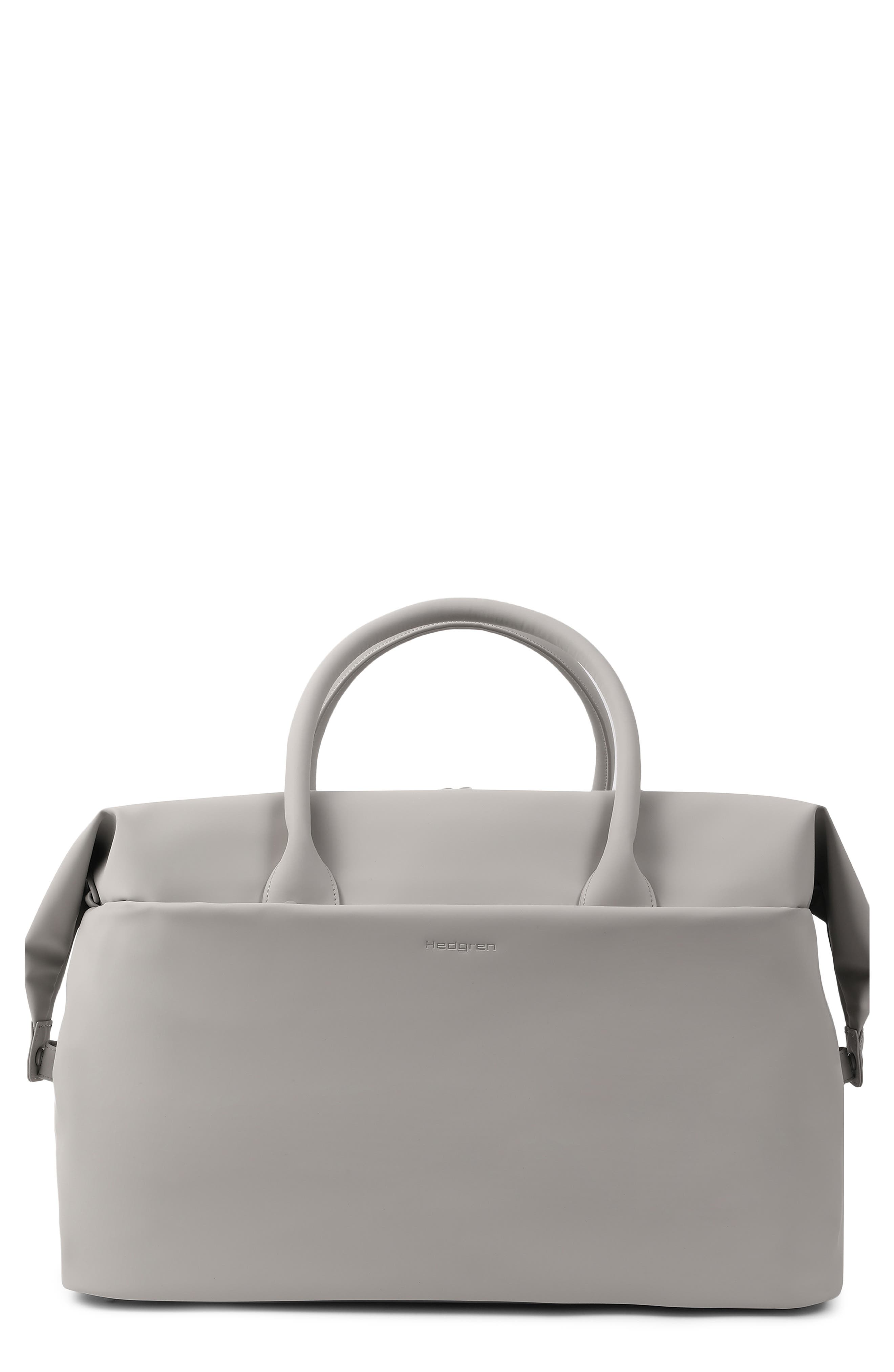 Hedgren Nostos Matte Weekend Travel Bag, Main, color, Pebble