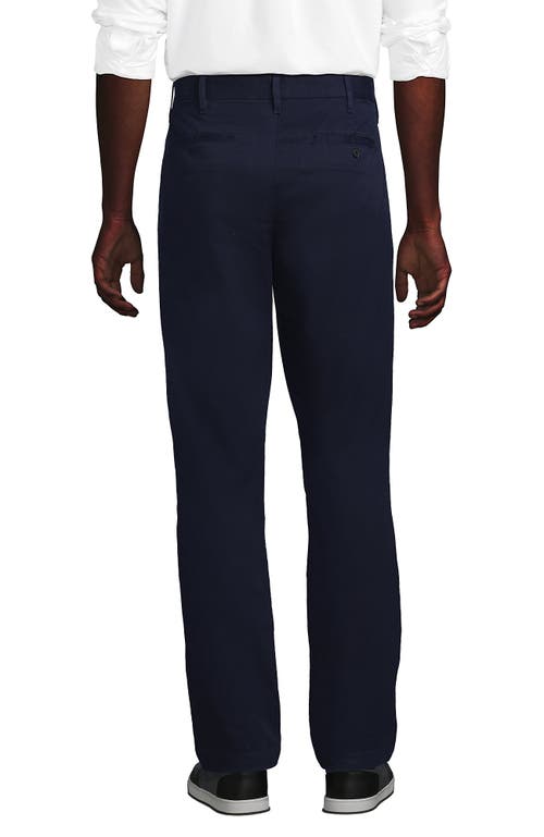 Lands' End Travel Kit Comfort Waist Classic Fit Chino Pant In Blue