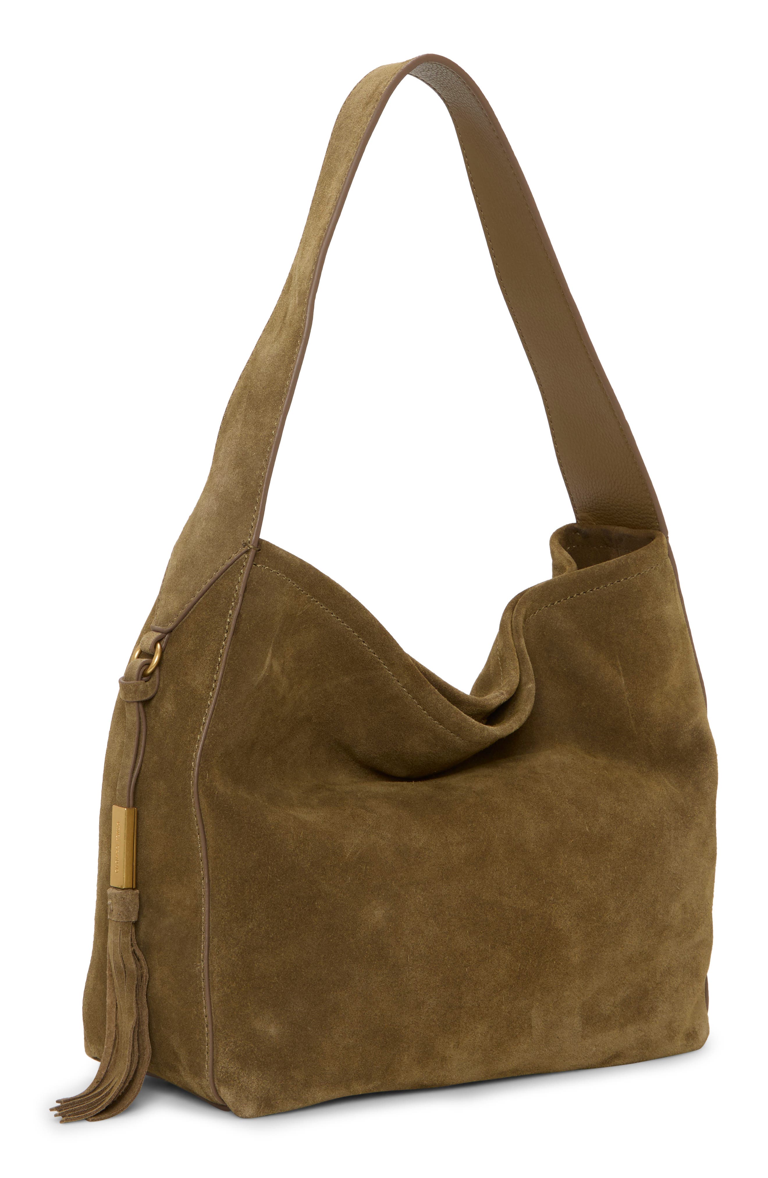 Vince Camuto Aleah Suede Tote, Alternate, color, Reishi